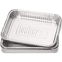 Weber 6416 - Bandejas de goteo Aluminio Grandes- 28 x 18 x 5 cm (10 uds)